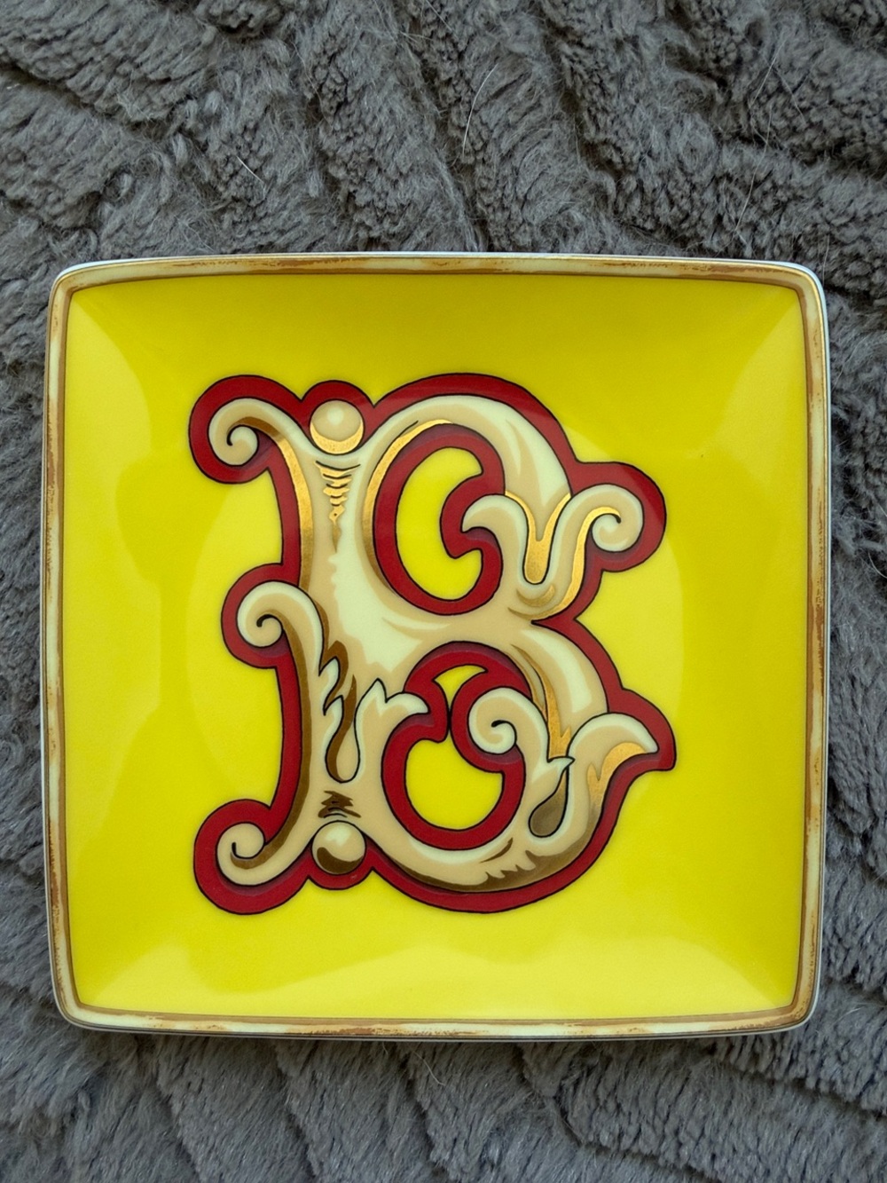 Versace Alphabet “B” Trinket Dish